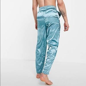ASOS design lounge satin pants in blue(Brand New)